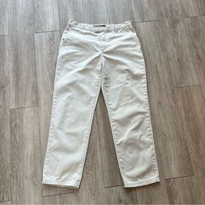 Ralph Lauren Sport Women's Beige Chino Pants Size 6 Straight Leg Pockets Casual